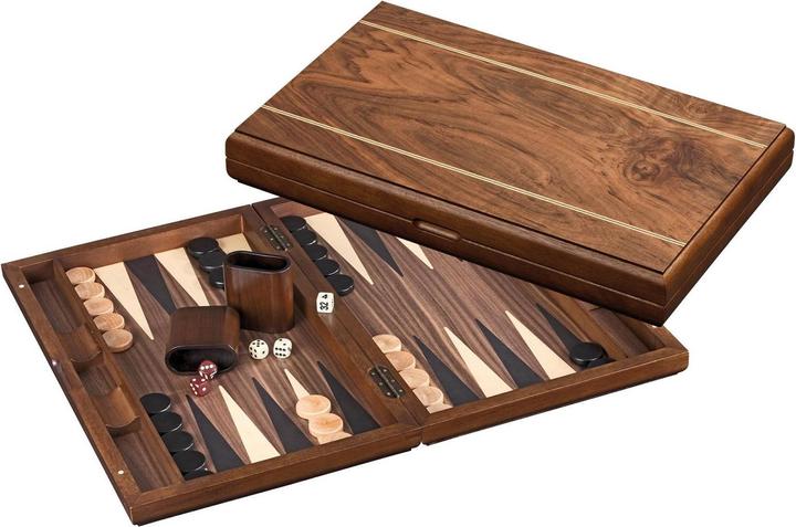 Philos Backgammon - Delos (Allemand, Français, Italien, Anglais)