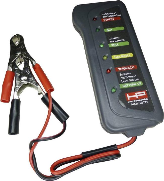 Actual product image HP Autozubehör Car battery tester 12 V battery test, alternator check