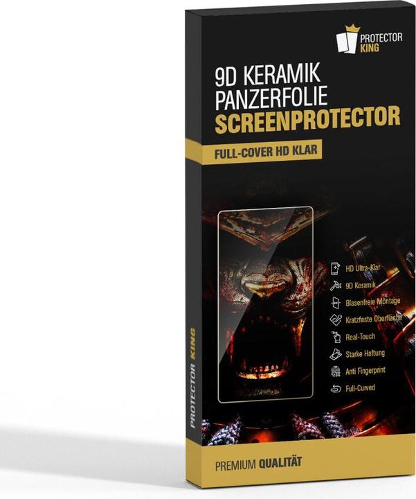 Actual product image Protectorking 3x Ceramic-Glass Full Cover HD Klar (4 Piece, Apple iPhone 15 Pro)