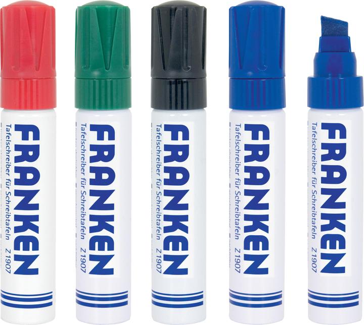 Produktbild Franken Jumbo-Marker nachfüllbar (farbsortiert, 12 mm, 4 x)