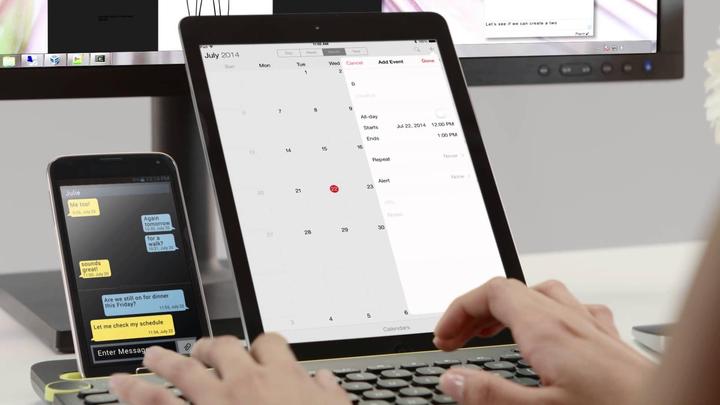 Image du produit Logitech Clavier multi-appareils K480 (CH, Sans fil)