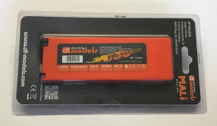 Actual product image DF-Models LiPo Pack 2S (7.40 V, 5200 mAh)