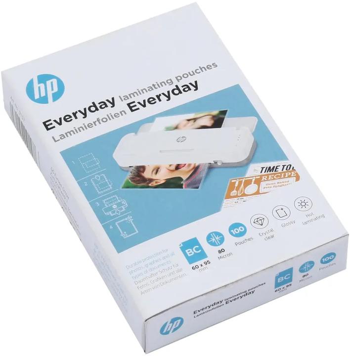 Immagine prodotto HP Pellicola di laminazione per biglietti da visita 80 µm, lucida (60 x 95 mm, 100 Pezzo/i, 80 µm)
