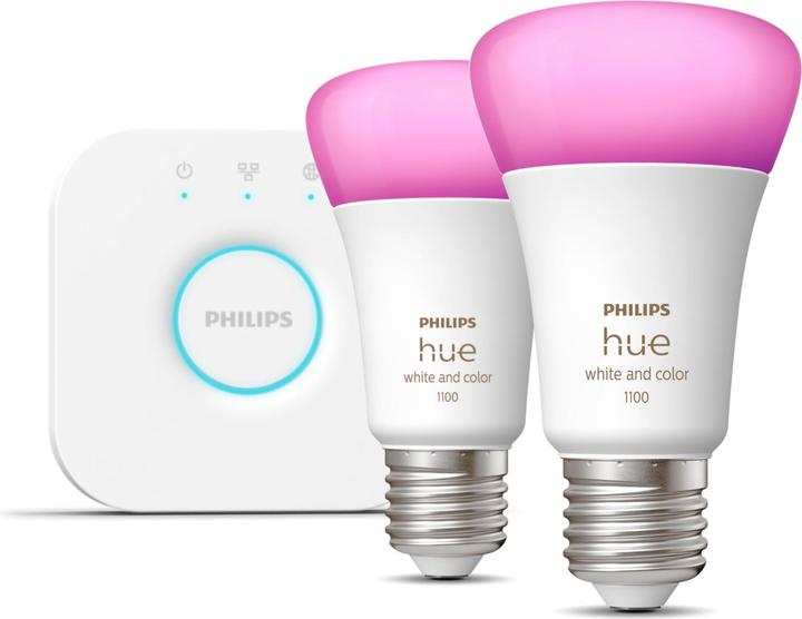 Immagine prodotto Philips Hue Starter Kit (E27, 11 W, 1100 lm, 1 x, F)