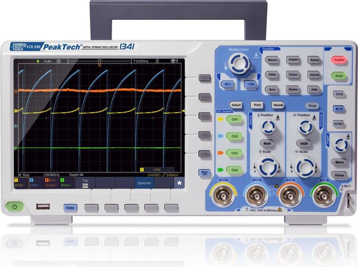 Produktbild Peaktech P 1341 Digital Speicher Oszilloskop (CAT II)