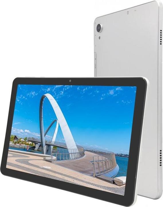 Produktbild iGet SMART W31 - 10,1" IPS/1280x800/Quad Core/3GB+64GB/WiFi/BT/6 000 mAh/Android 13/stříbrná (10.10", 64 GB, Silber)