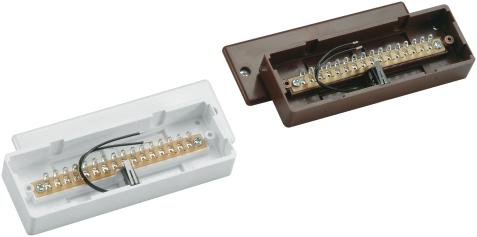 Actual product image Abus Surface-mounted soldering distributor 16-pole VdS C (brown)