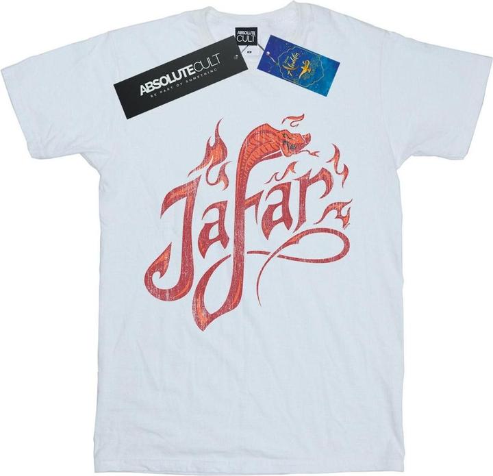 Disney Aladdin Movie Jafar Flames Logo TShirt (5XL)