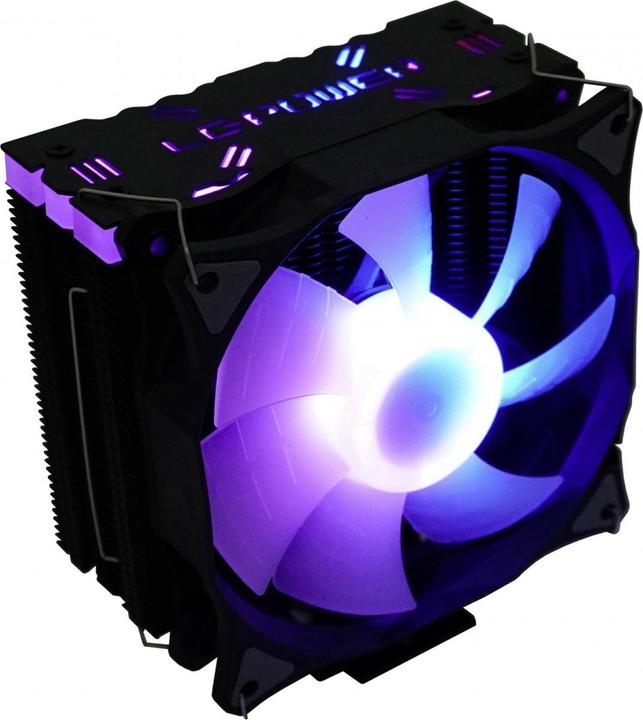 Actual product image LC-Power LC-CC-120-ARGB-PRO, 800-1800 rpm, 58 CFM, 4-pin PWM, RGB LED, DC (145 mm)