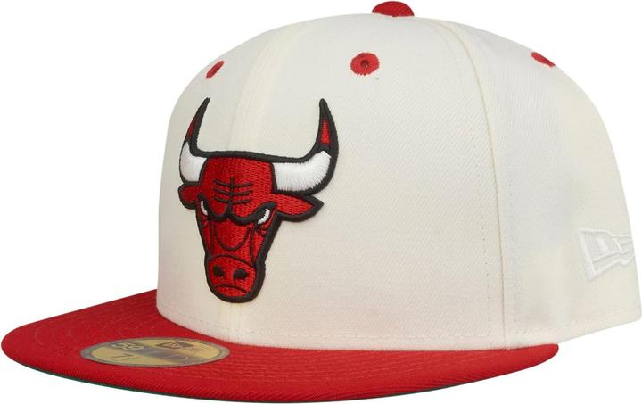 New Era 59Fifty Fitted Cap Chicago Bulls beige / rot - 7 (7)