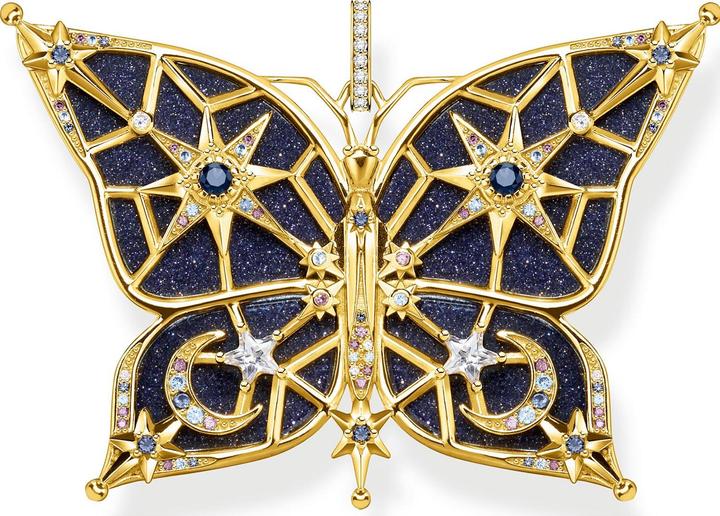 Thomas Sabo Anhänger Schmetterling, Stern & Mond (925er Silber)