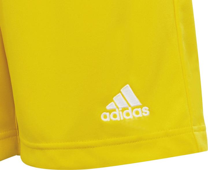 Actual product image adidas Children's shorts Entrada 22 yellow IC7411 (140cm) (140)
