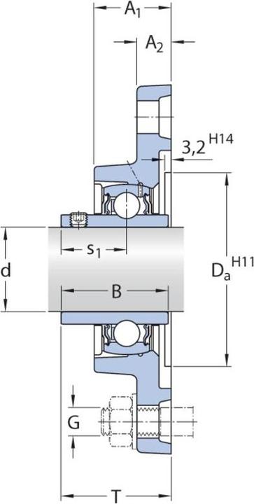 Produktbild SKF Y-Flanschlagereinheiten