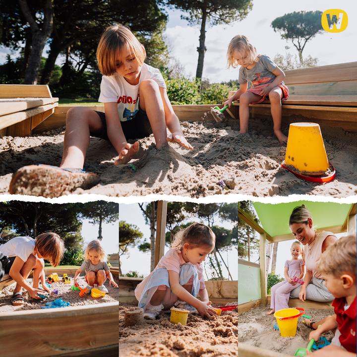 Image du produit Wickey Dinky sandpit with roof