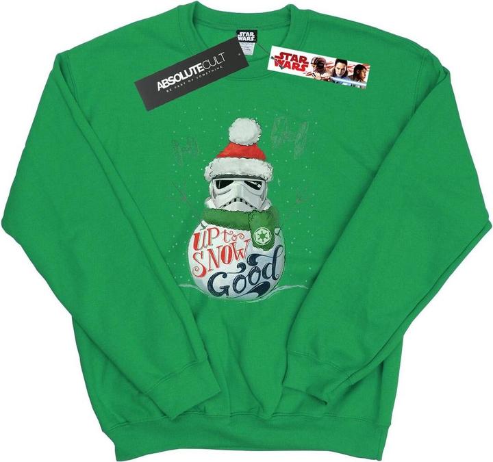 Star Wars Stormtrooper Up To Snow Good Sweatshirt (M)