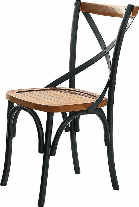 Loberon Stuhl Kirkdale schwarz/braun