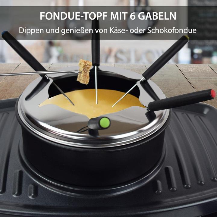 Actual product image Syntrox Raclette und Fondue-Set