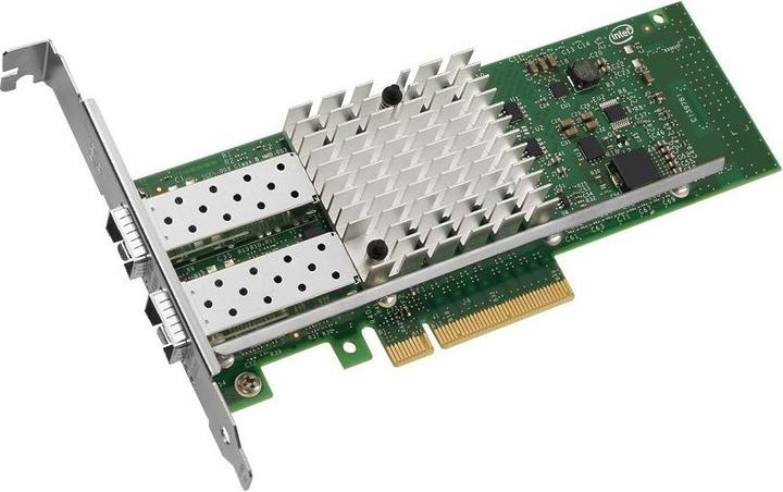 Image du produit Intel Adaptateur réseau convergé Ethernet X520-DA2, 2 ports, PCIe (PCI Express 2.0 x8)