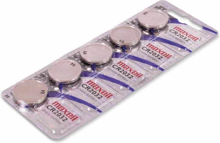 Image du produit Maxell Electronics CR2032 (5 pcs, CR2032, 220 mAh)