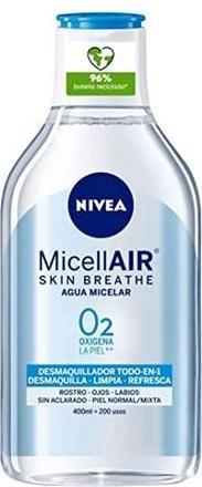Image du produit NIVEA AGUA MICELAR piel normal 400 ml (Chiffons de nettoyage, 400 ml)
