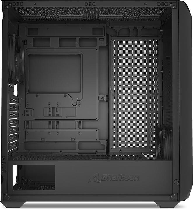 Actual product image Sharkoon AK3 Black ATX (black) (ATX, Mini-ITX, mATX)