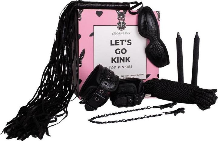 Actual product image Dreamtoys pleasure box let's go kink for kinkies