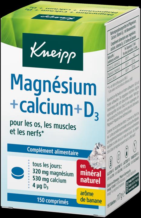 Immagine prodotto Kneipp Magnesio naturale + calcio e vitamina D3 (150 Pezzo/i, Pillole)