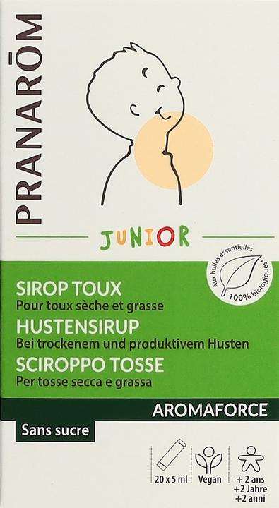 Produktbild Pranarom AROMAFORCE - Hustensirup Junior (20 Stück)