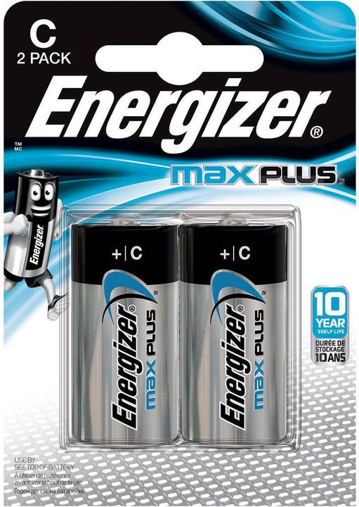 Actual product image Energizer Max Plus Alkaline (2 pcs., C, 8000 mAh)