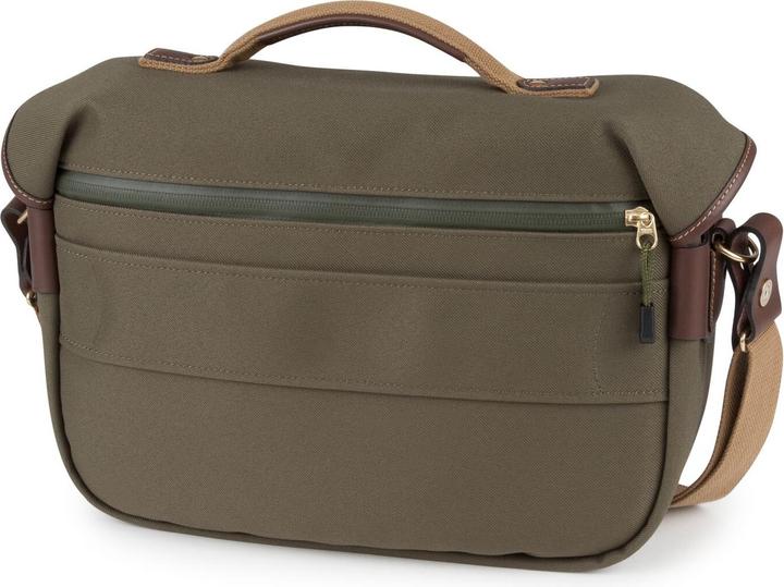 Billingham Hadley Pro 2020-Fibre di salvia/Pelle di cioccolato (Borsa a tracolla per fotocamera, 8.50 l)
