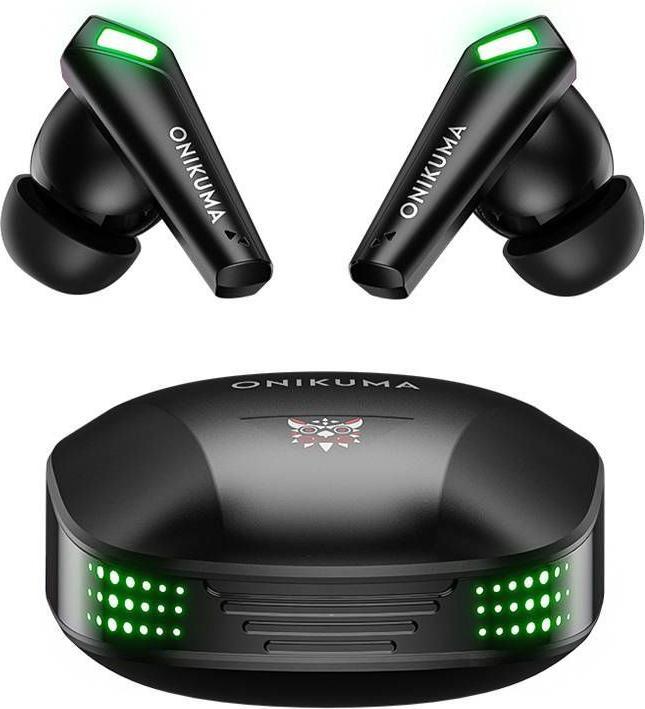 Produktbild Onikuma Wireless headphones TWS T308 Black (keine Geräuschunterdrückung, 6 h, Kabellos)