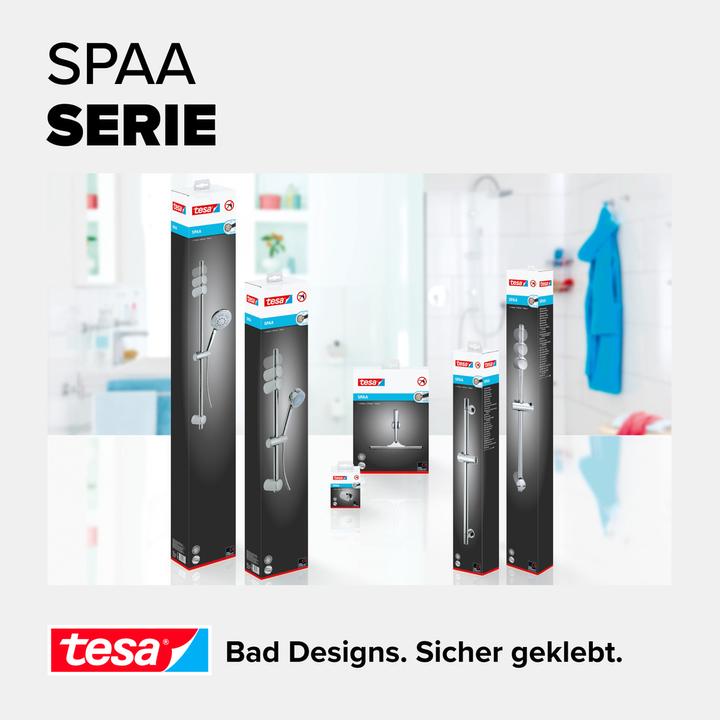 Produktbild tesa SPAA Wand-Brausehalter inkl. Klebelösung ohne Bohren