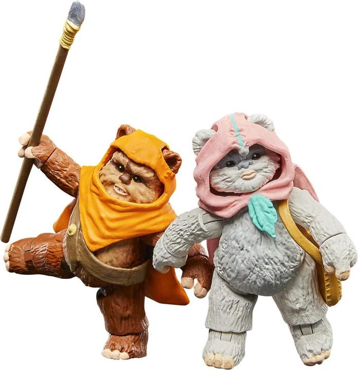 Produktbild Hasbro Star Wars: Ewoks Vintage Collection figurines Wicket W Warrick & Kneesaa 10 cm