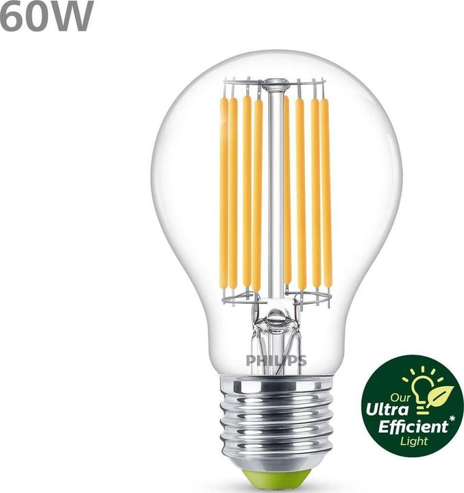 Actual product image Philips LED Classic (E27, 4 W, 840 lm, 1 x, A)