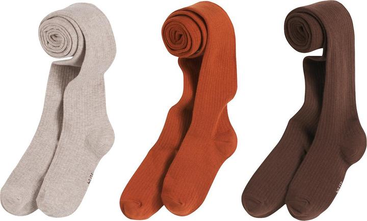 Produktbild La Redoute Collections 3 Paar Strumpfhosen aus Rippstrick