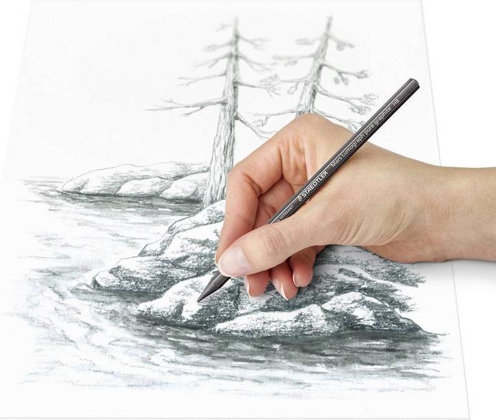Produktbild Staedtler Mars Lumograph pure graphite 100G Vollgraphitstifte (6.80 mm, 2B, 4B, 6B, 8B, 6 x)