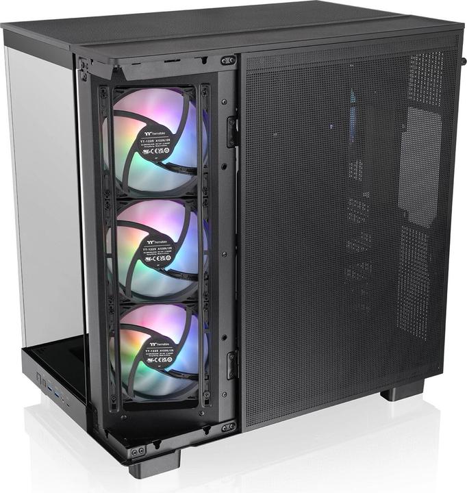 Produktbild Thermaltake Tt View 380 XL TG ARGB Black (ATX, mATX, Mini-ITX)