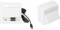 Actual product image Vivolink Wall box HDMI, DisplayPort