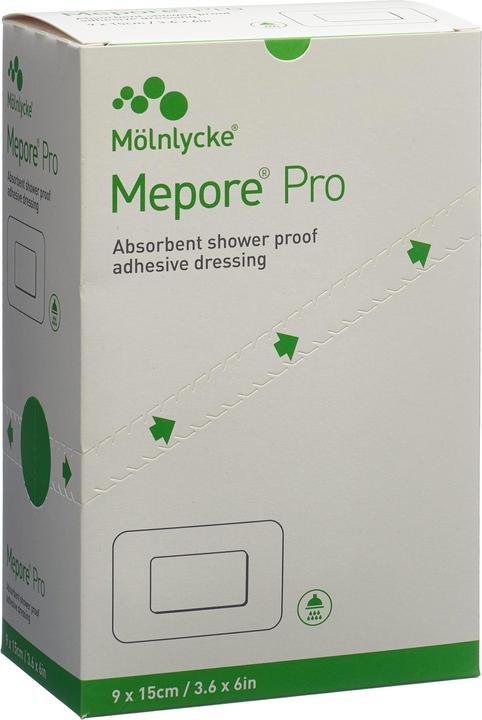 Mepore pro Wundverband 15x9cm Wundkissen 9x5cm steril (40 x)