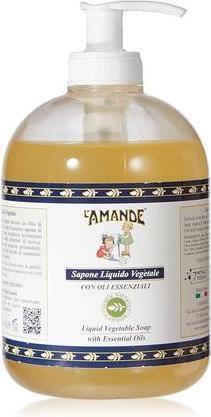 Immagine prodotto L'Amande Sapone liquido all'olio d'oliva per mani e corpo con vitamina E 500ml (Sapone liquido, 500 ml)