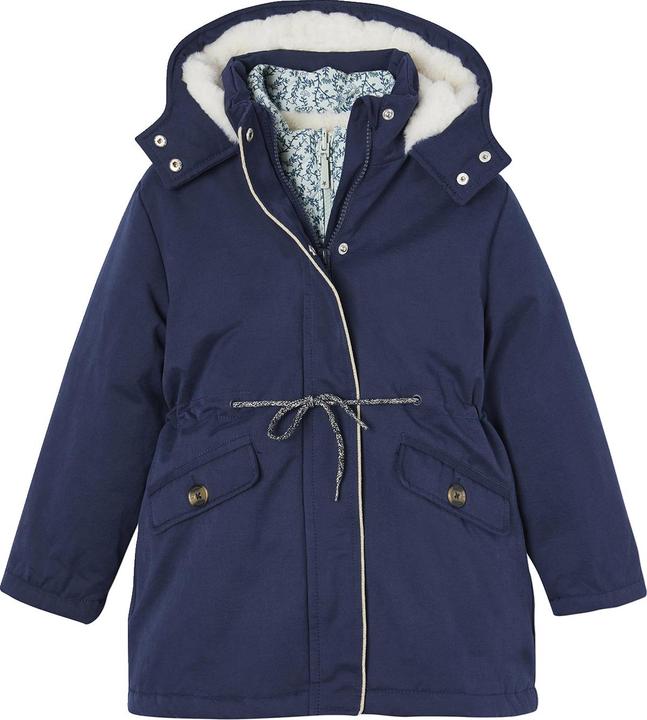 Actual product image Vertbaudet Girls' 3-in-1 quilted jacket with recycled polyester (92)