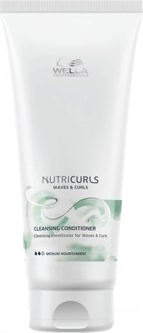 Immagine prodotto Wella Professionale - Nutricurls Waves & Curls Cleansing Conditioner - Balsamo detergente per ondulati (250 ml, Shampoo liquido)