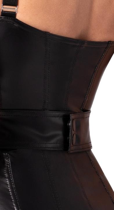 Actual product image Noir Handmade Mini dress in black (XL)
