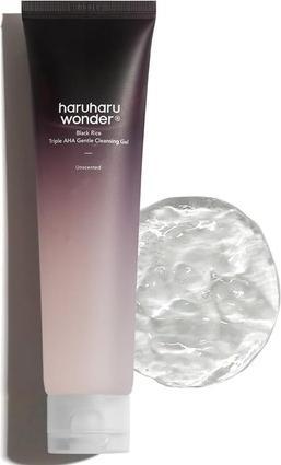 Haruharu Wonder Black Rice Triple AHA Gentle Cleansing Gel 100ml - Hydrating (Gel, 100 ml)