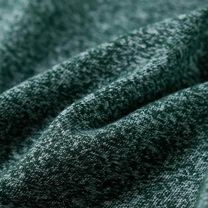 Immagine prodotto VidaXL Camicia a maniche lunghe per bambini verde scuro melange 116,Materiale: 50 (116)