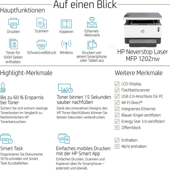 Immagine prodotto HP 1202nw Neverstop (Laser, Bianco e nero)