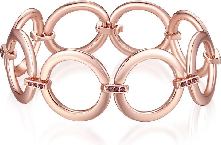Lulu & Jane Metall-Legierung verziert mit Kristallen von Swarovski® roségold 20,0 cm - 33600 (20 cm, Metall-Legierung)