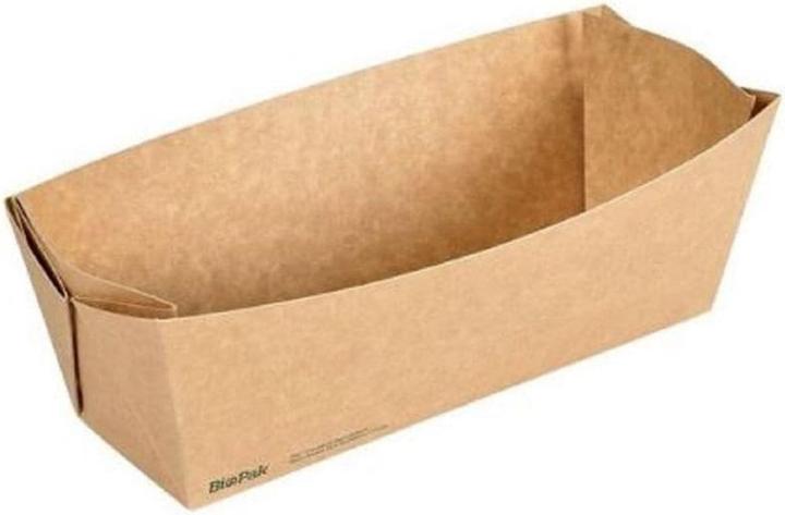 Produktbild Biopak Behälter Viking Slim Brick Box 1100 ml, Braun, 300 Stück (300 x)