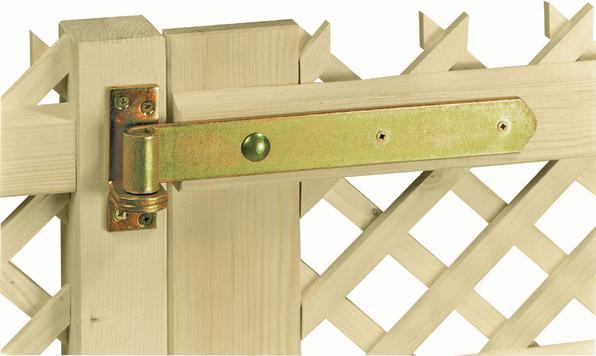 Productafbeelding GAH Klem DI op plaat 10x10mm galvanisch geel verzinkt (Klem, 10 Pcs.)