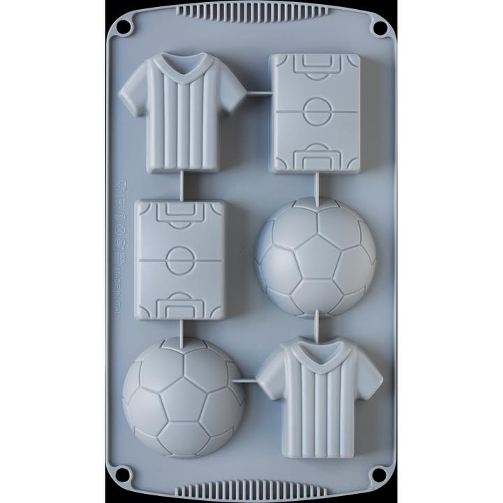 Actual product image Decora Silicone mold football game (17 cm)